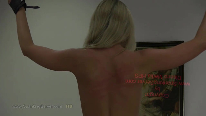 Spanking Server: Vicroria bare back whip