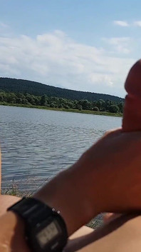 Veřejné jezero HJ a Spooning + Břicho Cum