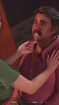 Cuckold Husband Watching His Wife Sucking My Big Dick - 3D Hentai Animated Porn - Life in Santa County