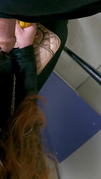 Dick Flashing and Blowjob in Subway
