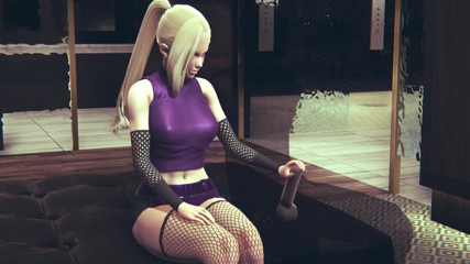 Waifu club 3D: Ino Yamanaka will jerk off your dick if you ask
