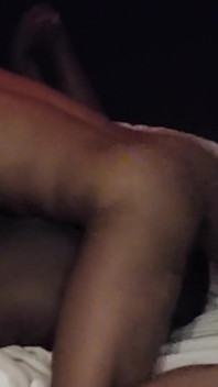 Black BBW Cumming Squirt on Cock and Took Milk in Pussy Without a Condom