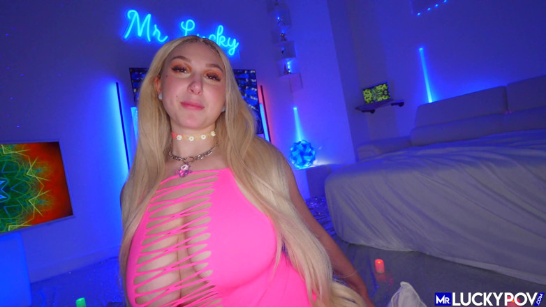 Mr.Lucky POV: Big natural tits on tiny babe Skylar Vox