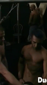 Poor gay sex prisoners thoroughly gangbanged