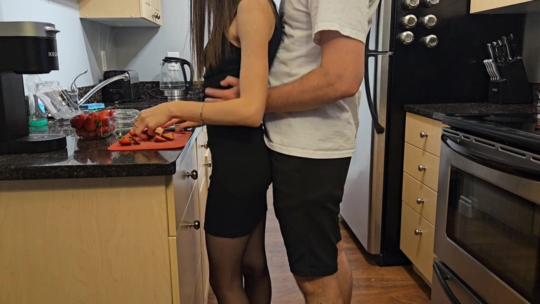 Amelia Amour: Fucked in a Dress on the Kitchen Table