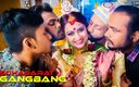 Cine Flix Media: Gangbang Suhagarat - Besi Indian Wife Very 1st Suhagarat with Four Husband (...