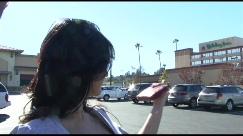 Big Black Pickup: White broad just loves to get her mouth filled with...