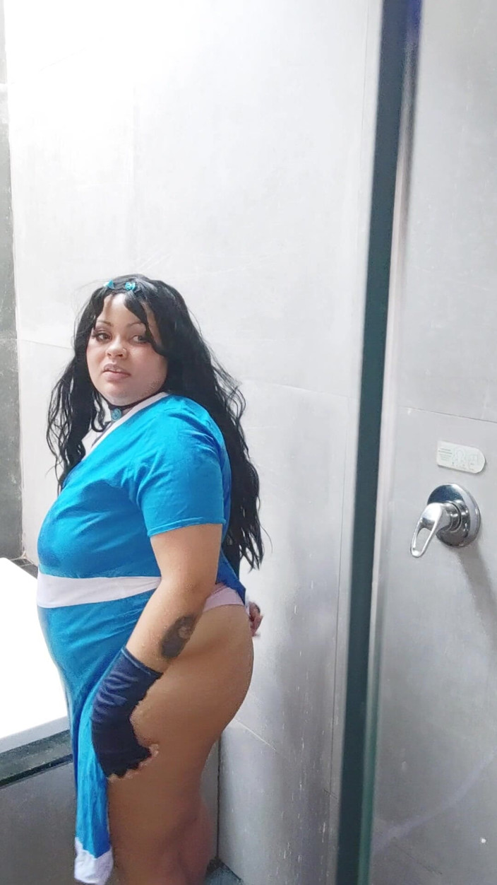 Cutiepiie Chubby: BBW Katara Cosplay Photoshoot Making off