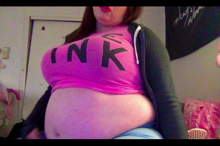 CHUBB1E_BUNN1E: Rosa t-shirt