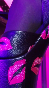 Sexy Big Ass MILF Dominatrix Eva Latex Mistress Wet Pussy Lick Slave in Mask Art Fetish BDSM