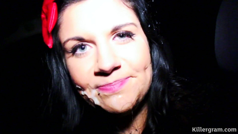 Killergram: Busty Brunette MILF Rewards the Dirty Dogging Cocks with Stunning...