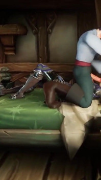 Gardiyan kızı barakasında sikiyor | Warcraft Porn Parody