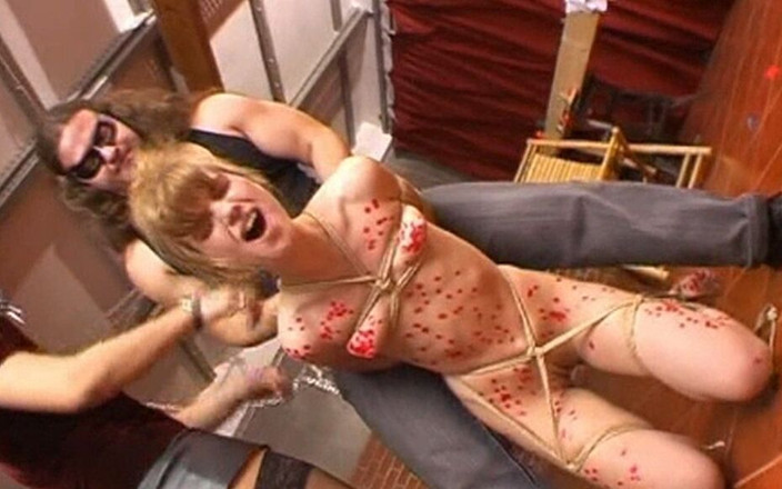 Genuine XXX: Hamba bsm sempurna memusnahkan pukulan sebat permainan tali perhambaan kasar...