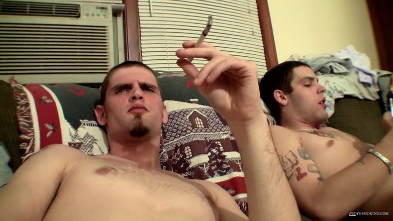 Boys Smoking: Str8 Buds Smoke &amp; Stroke