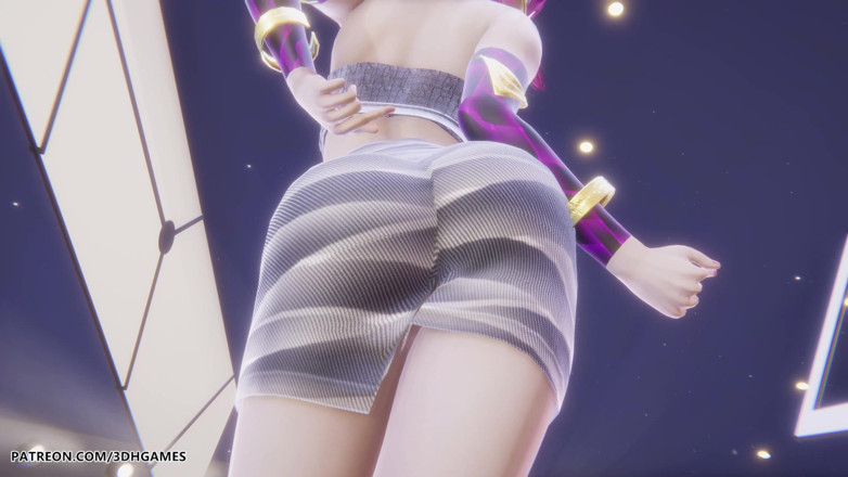 3D-Hentai Games: Mmd Mamamoo - Starry Night Evelynn Sexy Striptease League of Legends...