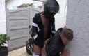 Crunch French bareback porn: 2916 Sexy Phynox Fucked Raw by Straight Motorbiker Outdoor