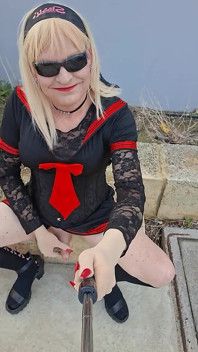Sissymandy Red Sailor Dress