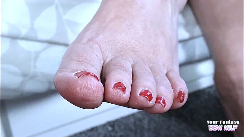 BBW_Wife: Pentru toți băieții mei fetiș cu piciorul