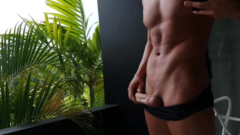 Alberto blanco X: On the Hotel Balcony