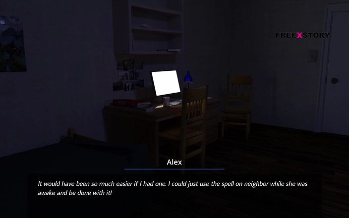 3D cartoon porn: Dreams of Desirer - Alex наблюдает, когда Jena принимает душ