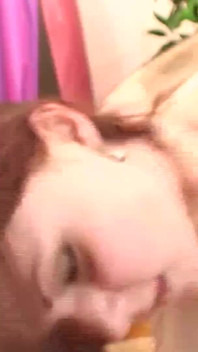 Marvelous redhead with small tits loves to get fucked