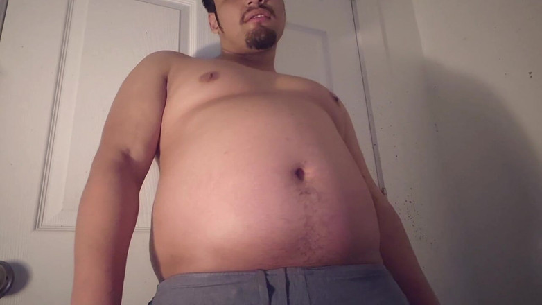 NakyJoss: Пухкий м'язовий живіт смокче