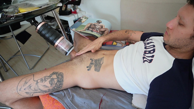 Harry_Jen: Harry_jen Gay Masturbator Toy Play and Cum