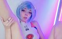 Your Waifu: Rei from evangelion poses in tik-tok 18+
