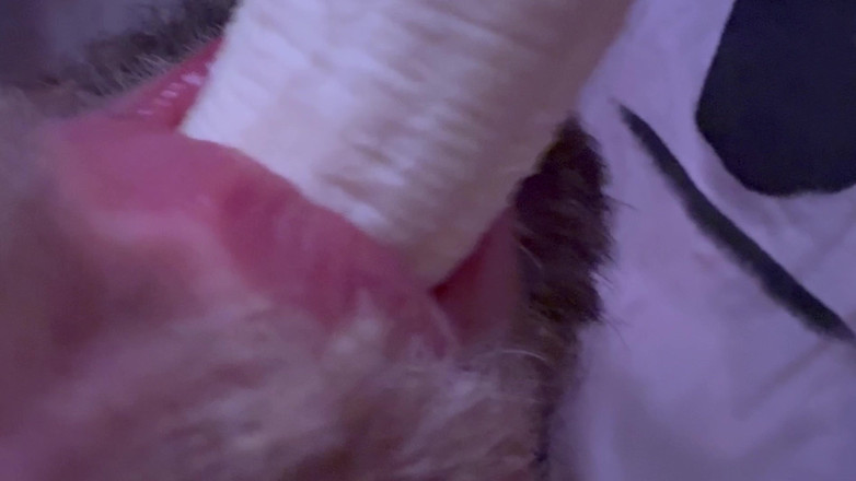 Fem Bi: Instrucciones de cómo una zorra come un plátano correctamente