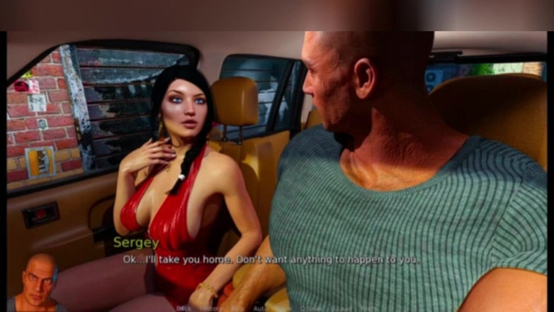 3DXXXTEEN2 Cartoon: Anna takes off her stepsister's big bush. 3D porn cartoon sex