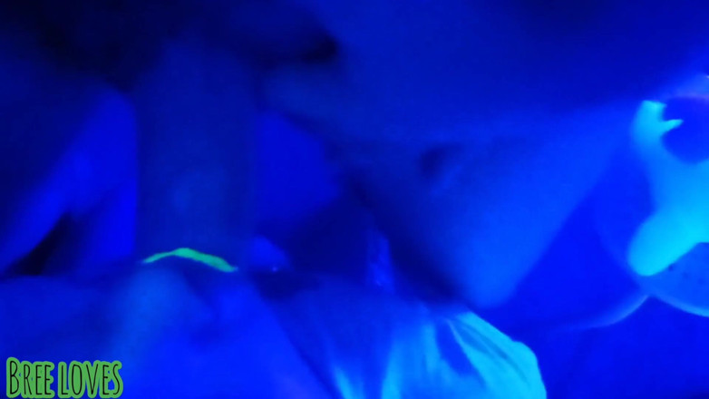 Bree Loves: Slut with neon lips denies cum in mouth