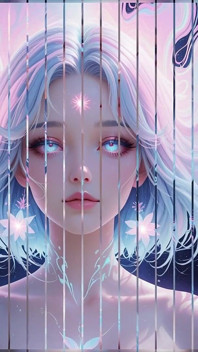 Aesthetic Ai Art: Ethereal Nude Portraits in Neon Dreams
