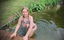 Maja Meer: Hot Fuck with Creampie on the Pond and Squirt