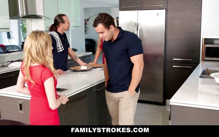 Family Strokes: Đụ chị kế của tôi để tạ ơn