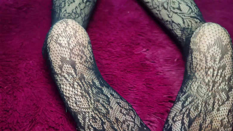 Queensofthefeet: Grandes Nalgas Medias De Red De Pescador Y Suelas Muy...