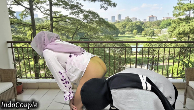 Indo Couple: Zlobivá manželka v hidžábu, která miluje podvádění, mě potkala na...