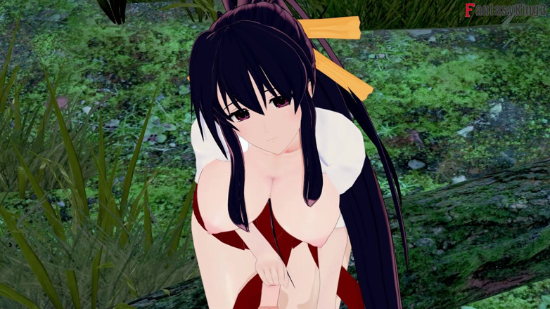 Fantasy king: Rias Gremory kimono sex at the festival - DXD NTR Madness...