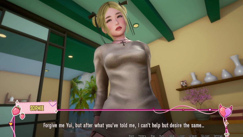 3D Cartoon Porn: Murmur 38 - Sophie and Yui Attempt Threesome with Adam on Teacher...