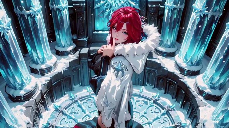 Tay Swift X: Ice Queen! Red-haired Sorceress Makes a Stunning Entrance in the...