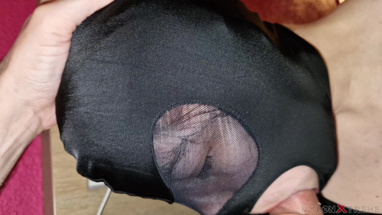 Nylon Xtreme: POV Elena Clark Orange strumpbyxor knull