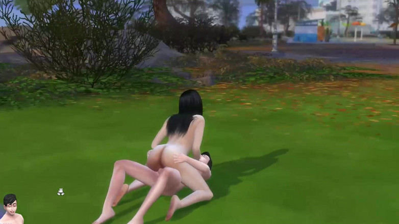 Nyibukai: Сімс секс з подругою з великими цицьками