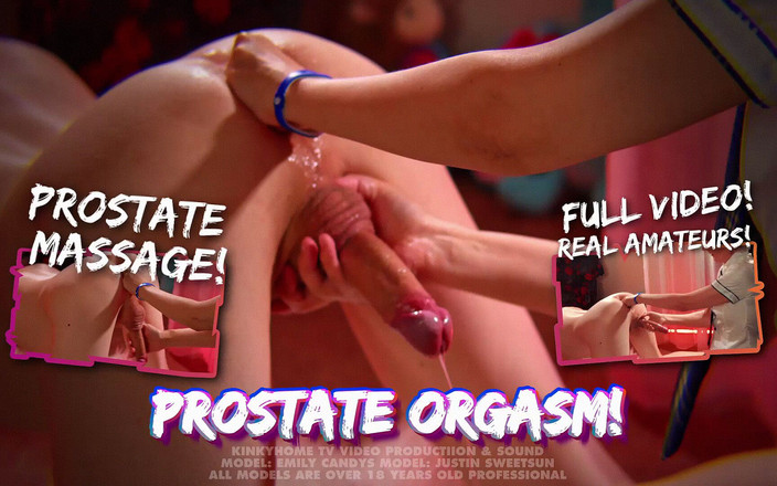 KinkyHome: Massaggio prostatico e mungitura del cazzo!