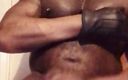 Black mature kinky muscle: Část 2 verbální edging sezení s černými svaly