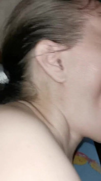 Mină lungă și ejaculare în lenjerie neagră din nailon - sex real de seară cu Mari Latexa și Simon Latexa