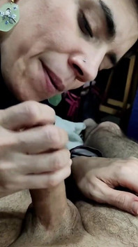 Quickie! Cum on Her Favorite Chocolate!