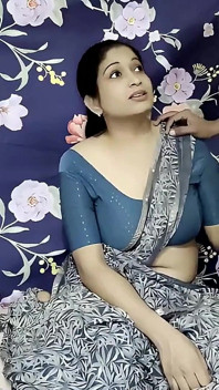 Stepsister First Time Sex with Stepbrother in Desi Saree