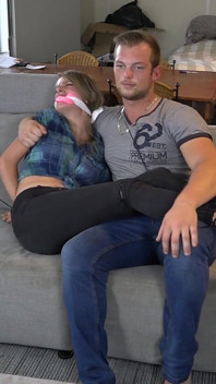 Fight over the TV ends in bondage