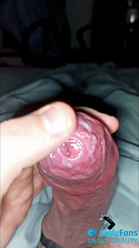 Cum Play with Phimosis Tight Foreskin