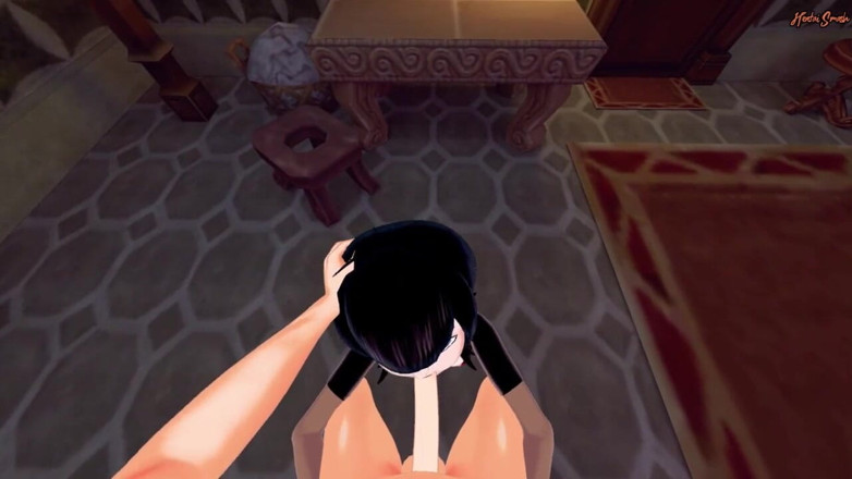Hentai Smash: Perili bir otel odasında mavis'i sikiyor, amına boşalmadan önce domaltarak sikiyor -...