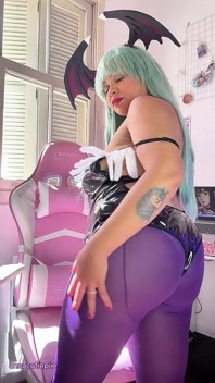 Morrigan Cu costume de Halloween - Dominare cu pârțuri și venerarea curului